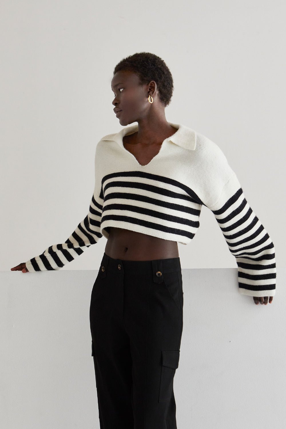 Jumper with 2024 crop top