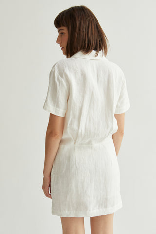 Casey Linen Shirt Dress