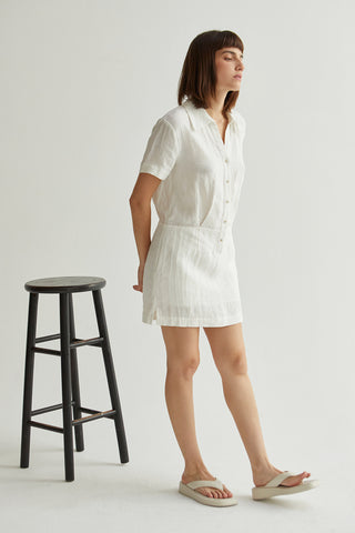 Casey Linen Shirt Dress