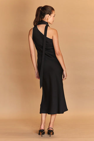 Bonnie One Shoulder Scarf Dress