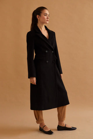 Frances Wool Blend Blazer Coat