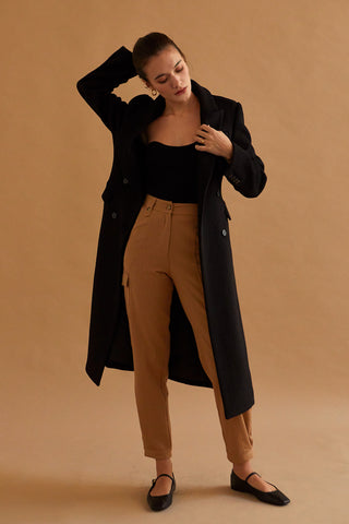 Frances Wool Blend Blazer Coat