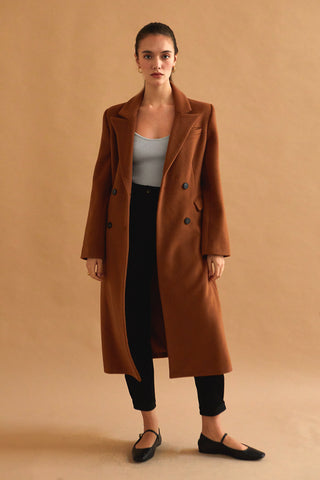 Frances Wool Blend Blazer Coat