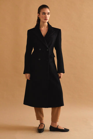 Frances Wool Blend Blazer Coat