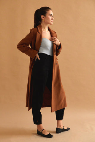 Frances Wool Blend Blazer Coat