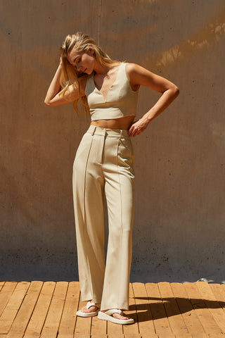 Jasmine Pleated Trouser Pants