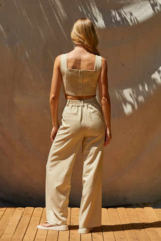 Jasmine Pleated Trouser Pants