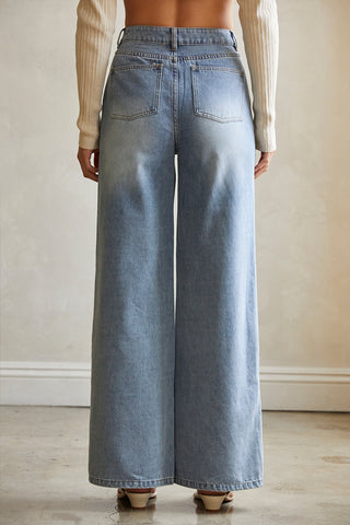 Danica Front Tie Denim Pants