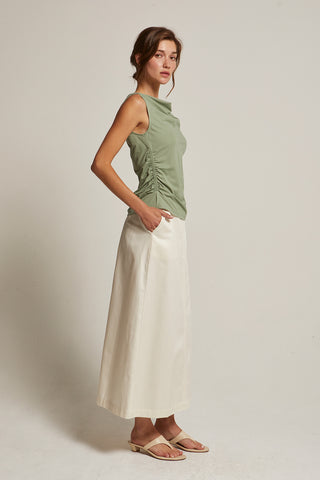 Jimena Flare Midi Skirt