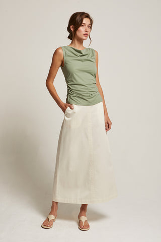 Jimena Flare Midi Skirt