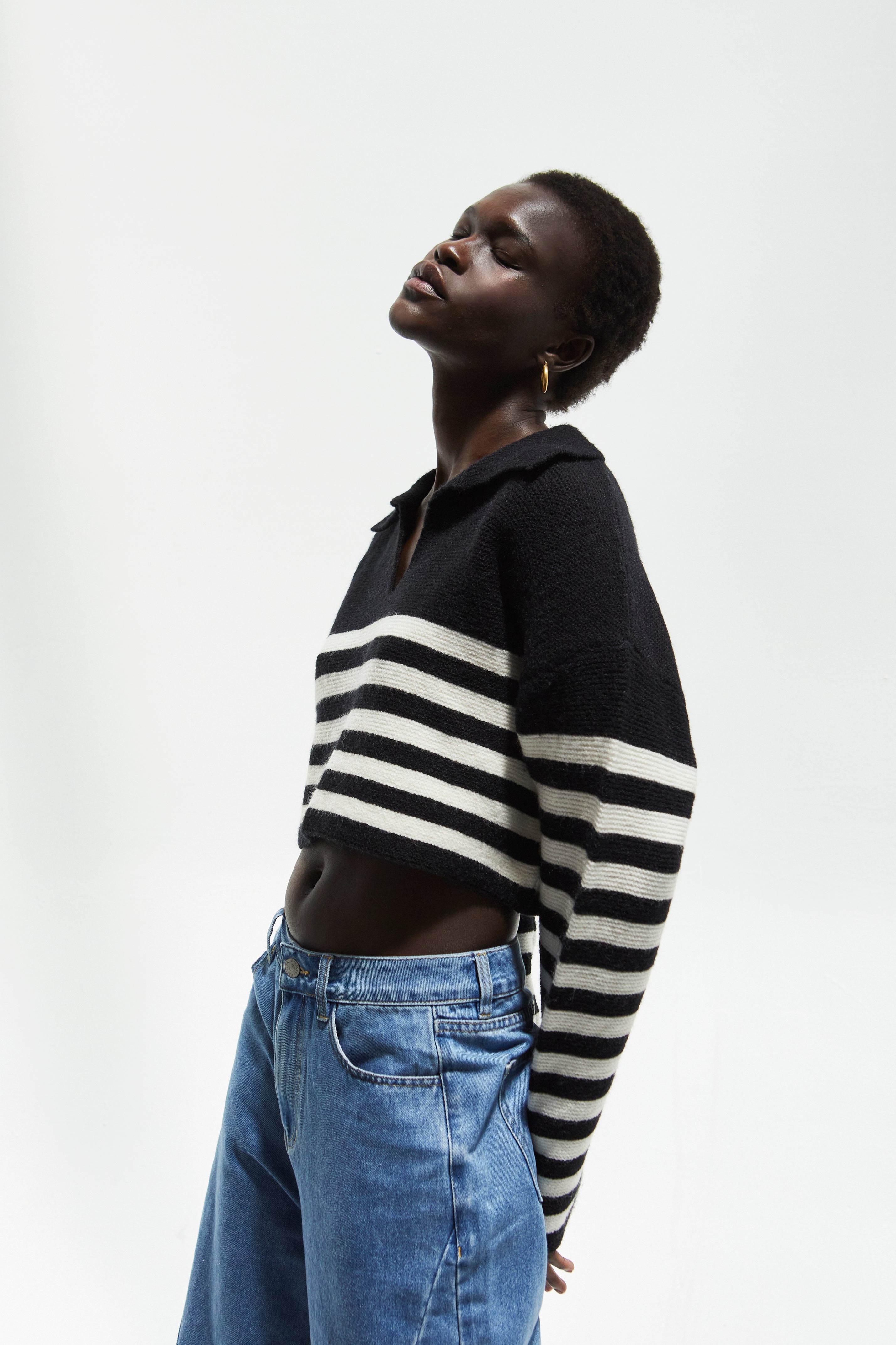 Crop top shop with jumper