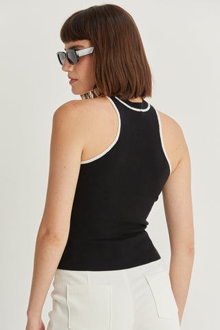 Tara Racer Knit Tank