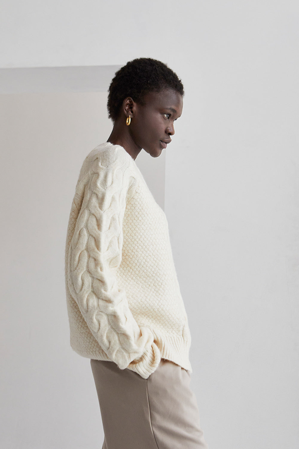 Joie white cheap sweater