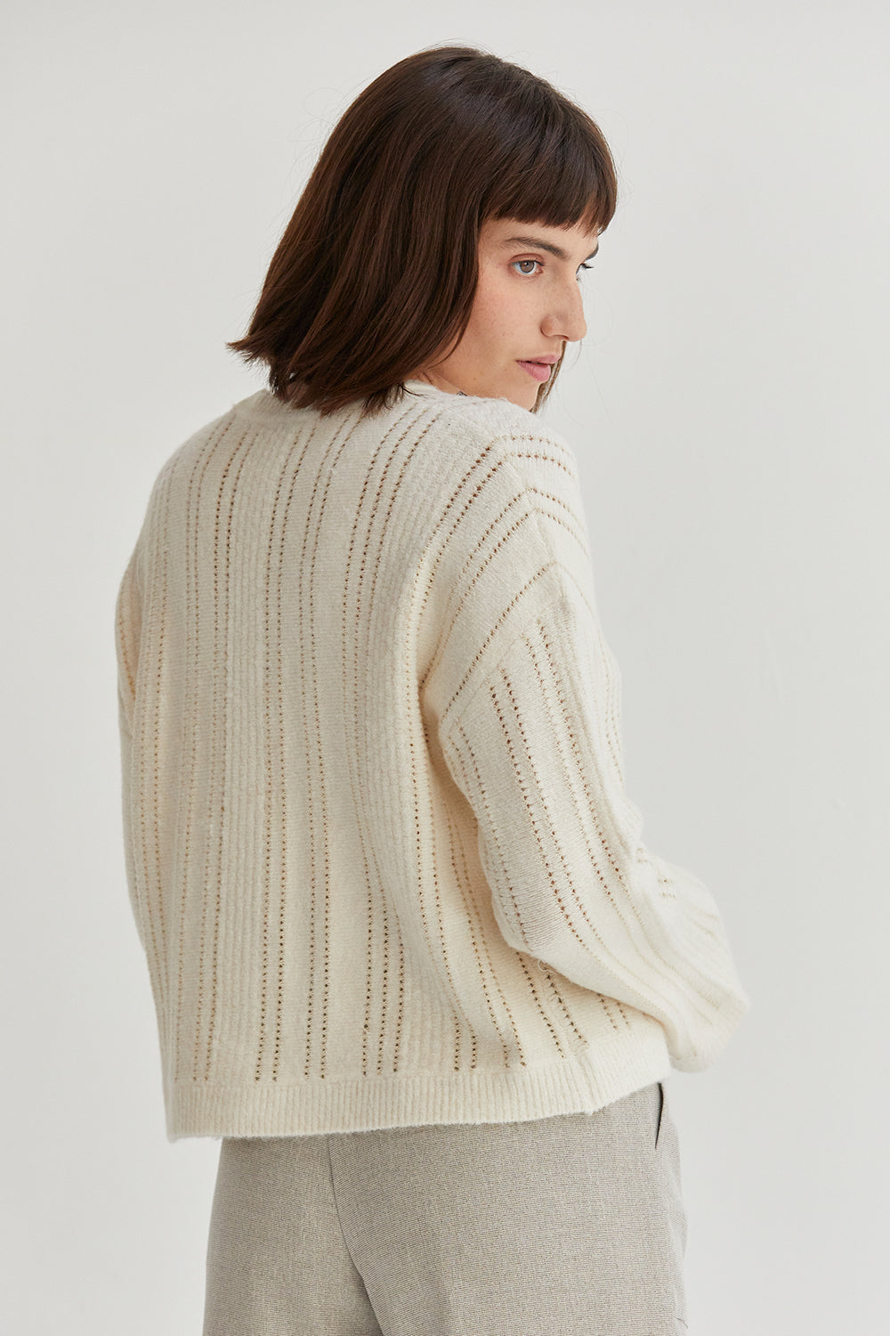 Rina Pointelle Sweater