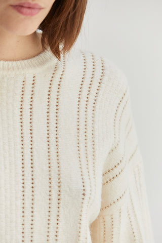 Rina Pointelle Sweater