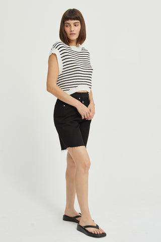 Serena Stripe Knit Top