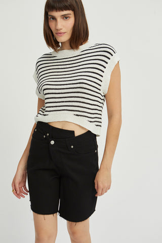 Serena Stripe Knit Top