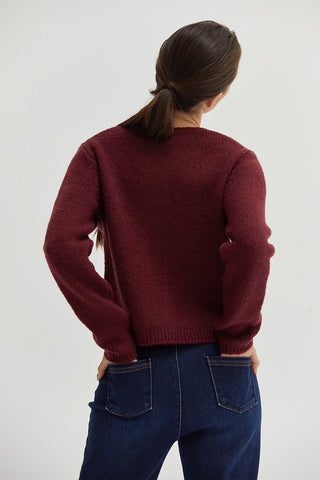 Eliza Crew Neck Cardigan