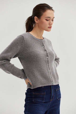 Eliza Crew Neck Cardigan