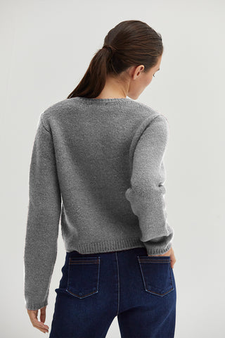 Eliza Crew Neck Cardigan