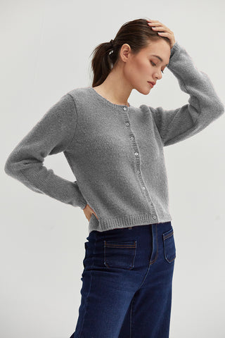 Eliza Crew Neck Cardigan