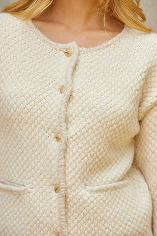 Sandy Boucle Knit Jacket